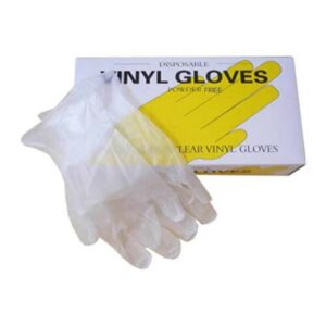 DISPOSABLE GLOVES [NYLON] 100'S (MEDIUM)