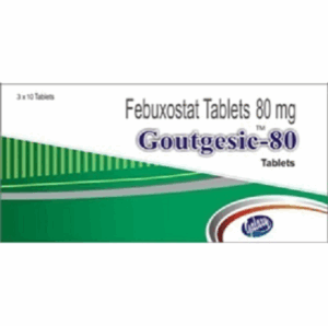 GOUTGESIC 80MG TABS 10'S