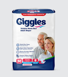ADULT DIAPER MEDIUM PACK 8'S (V)
