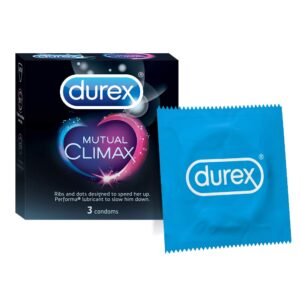 DUREX MUTUAL CLIMAX CONDOMS 3'S