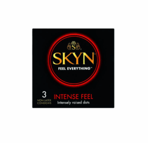 SKYN INTENSE FEEL DOTTED(NON LATEX)CONDOM 3'S