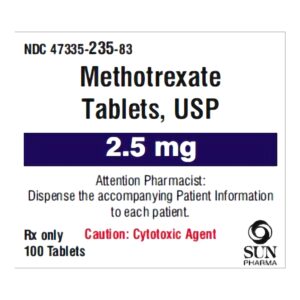 METHOTREXATE  TABS 2.5MG 100'S