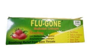FLUGONE LOZENGES STRAWBERRY 24'S