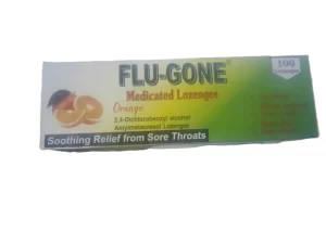 FLUGONE LOZENGES ORANGE 24'S