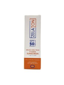 ZELATON  SPF 50 SUNSCREEN LOTION 60ML.
