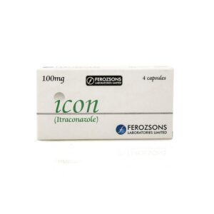 ICON (ITRACONAZOLE)CAPS 100MG 4'S