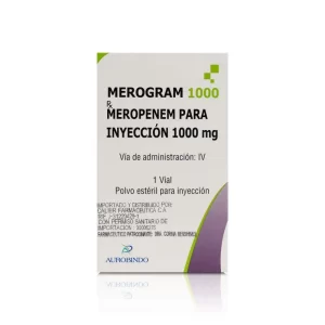 MEROGRAM 1000MG VIALS 1'S