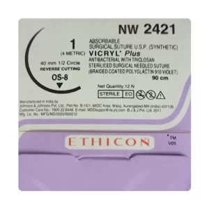 VICRYL SUTURE NO. 1 REVERSING CUTTING