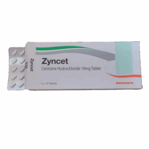 ZYNCET TABS 10MG 50'S