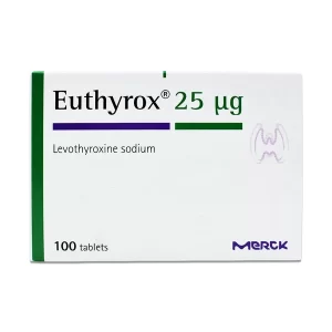 LEVOTHYROXINE (EUTHYROX) 25MCG TABS 30'S