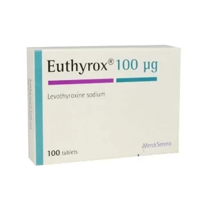 LEVOTHYROXINE (EUTHYROX) 100MCG  TABS 30'S