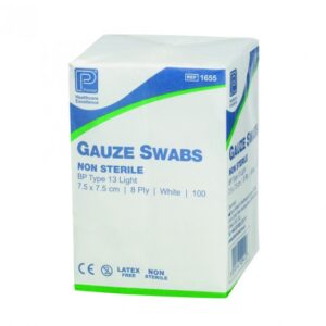 GAUZE SWABS 2*2 NON STERILE TROGE 100'S