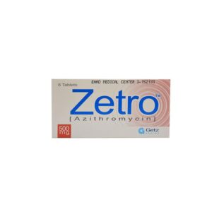 ZETRO TABS 500MG 3'S