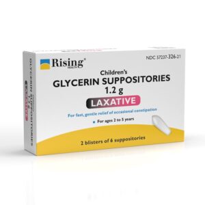 GLYCERIN SUPP 1.2 GM 10'S