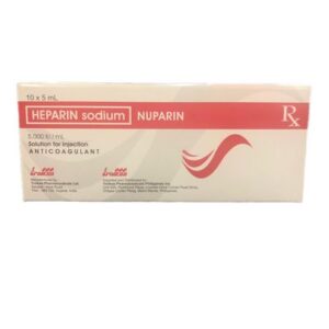 HEPARIN  SODIUM INJ 5ML (NIPARIN)
