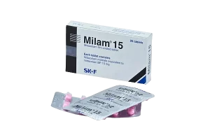 MILAM 15MG TABS 20'S