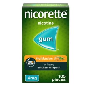 NICORETTE 4MG GUM 105'S (FRUITFUSION)