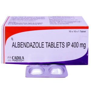ALBENDAZOLE  400MG TABS 1'S