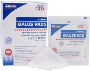GAUZE SWABS 3*3 STERILE  100'S