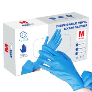 DISPOSABLE GLOVES [NYLON] 100'S (MEDIUM)  V