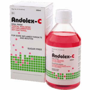 ANDOLEX  C  ORAL RINSE 200ML