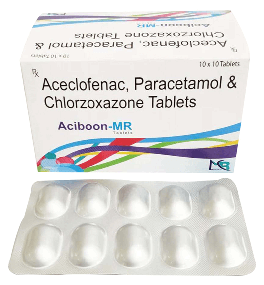 Aceclofenac-Chlorzoxazone-Paracetamol-Tablet-by-mediboon-pharma-