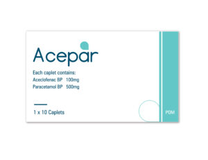 ACEPAR (ACECLOFENAC & PARACETAMOL) CAPS 10'S