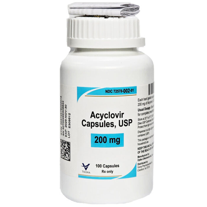 Acyclovir-Capsules-200-mg-by-Viona-NDC-72578-0002-01