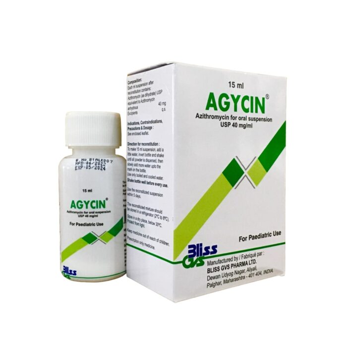 Agycin Susp 200Mg_5Ml 15Ml (Azithromycin)