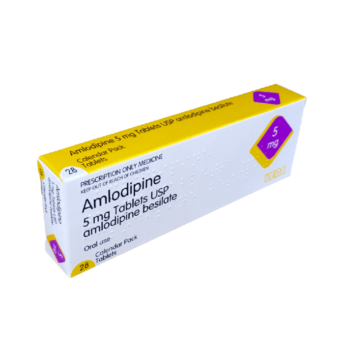 Amlodipine 5Mg Tab 28'S (Vega Uk)