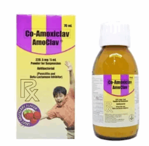 AMOXICLAV  (AMOKLAVIN) SUSP 228MG/5ML 100ML