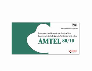 AMTEL 80/10 MG 30'S