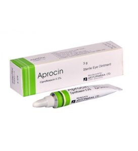 APROCIN (CIPROFLOXACIN) EYE OINT 3G