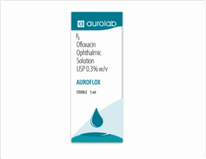 AUROFLOX( OFLOXACIN) USP 0.3% 5ML