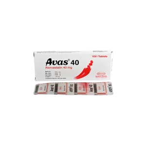 ATORVASTATIN (AVAS) 40MG  30'S