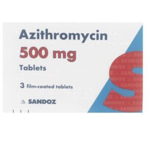AZITHROMYCIN  (AZITHROVIN) 500MG TABS 3’S