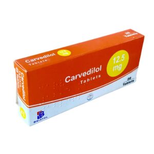 CARVEDILOL (CARVICARD) 12.5MG TABS 28'S