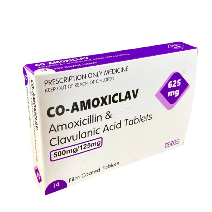 CO-AMOXICLAV TABLETS 625MG 14S VEGA UK