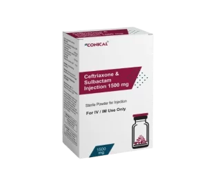 CEFTRIAXONE & SULBACTAM(BACTISUL)1500 (I.V/I.M)INJ