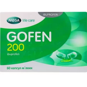 GOFEN 200MG CAPS 60'S