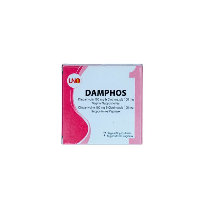 DAMPHOS VAGINAL SUPP 7'S