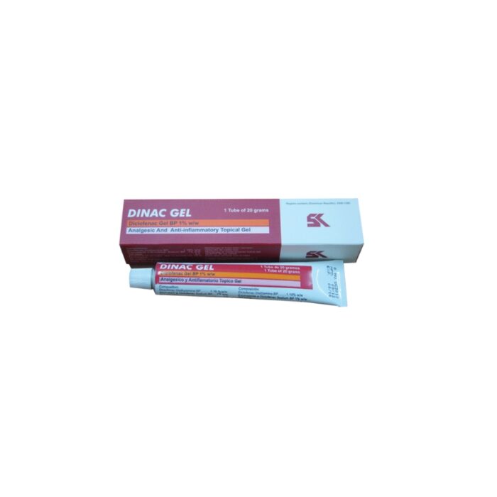 DICLOFENAC (DINAC) 1DICLOFENAC (DINAC) GEL 50G00MG TABS 100'S
