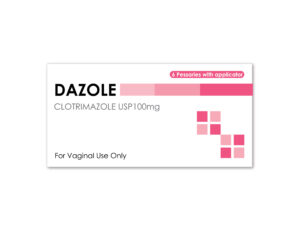 CLOTRIMAZOLE (DAZOLE) PESS 100MG  6'S