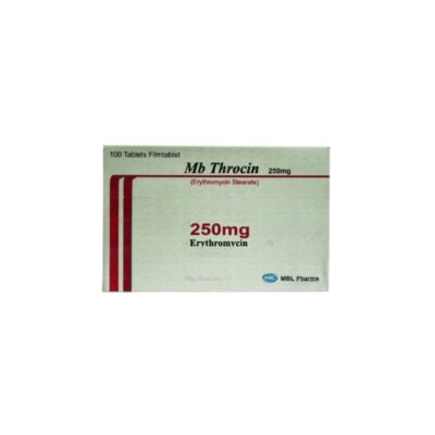 ERYTHROMYCIN (THROCIN) CAPS 500MG 100'S