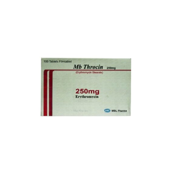 ERYTHROMYCIN (THROCIN) CAPS 500MG 100'S