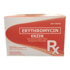 ERYTHROMYCIN (ERYGYL) 500MGTABS 100'S