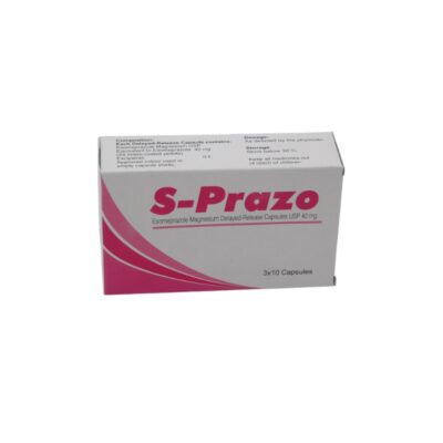 ESOMEPRAZOLE (S-PRAZO) CAPS40MG 30'S