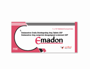 EMADON(ONDANSETRON) 4MG TABS 10'S
