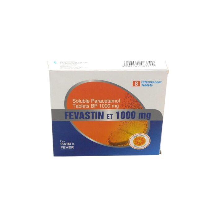 FEVASTIN ET 1000MG EFF TABS 8'S