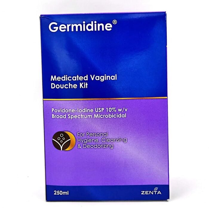 GERMIDINEMEDICATEDVAGINALDOUCHEKIT250ML GERMIDINEMEDICATEDVAGINALDOUCHEKIT250ML